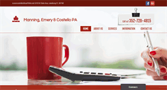 Desktop Screenshot of manningemeryandcostello.com